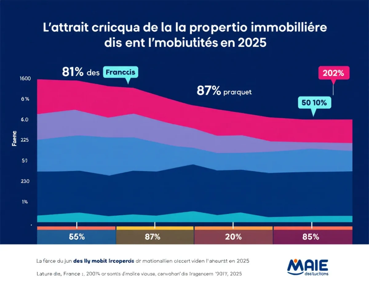 L'attrait croissant de la propriété immobilière en France : 81% des Français visent l'achat en 2025