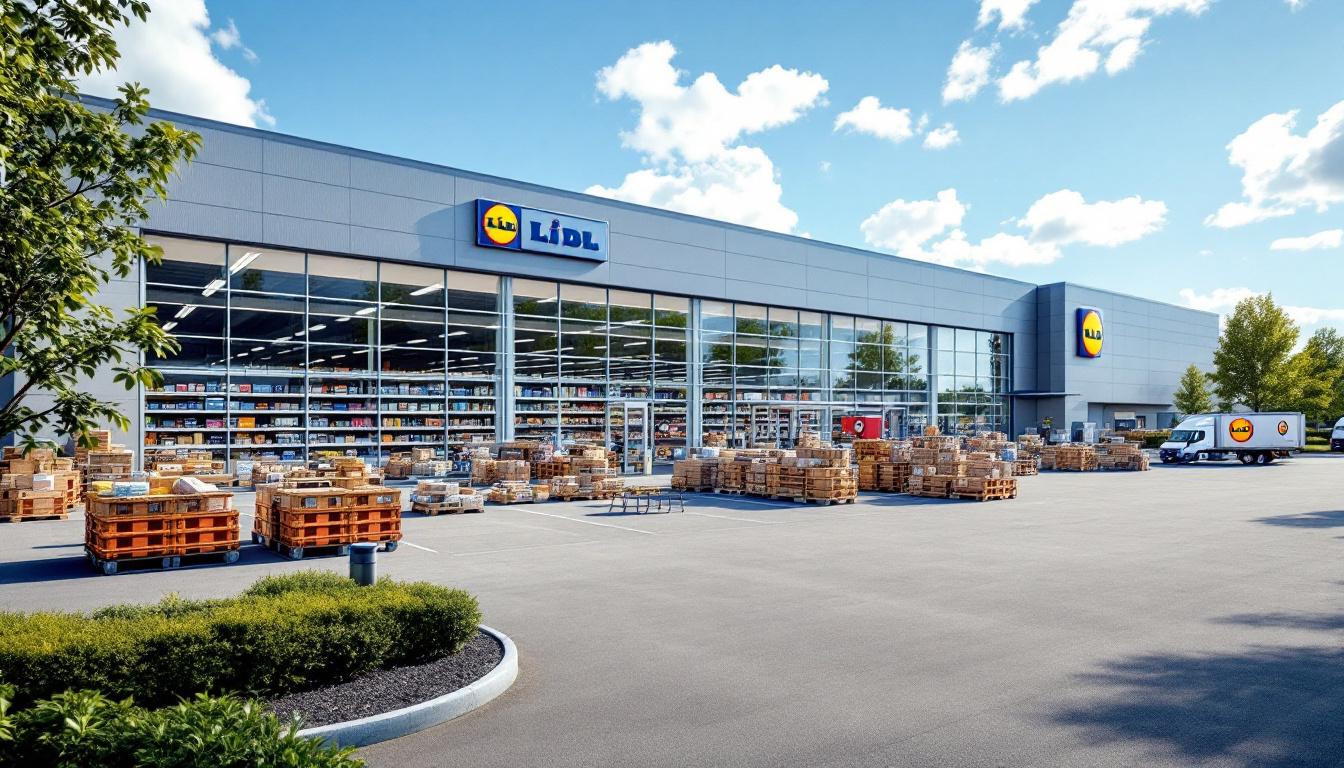 Location et vente d'entrepôts Lidl : étude de marché